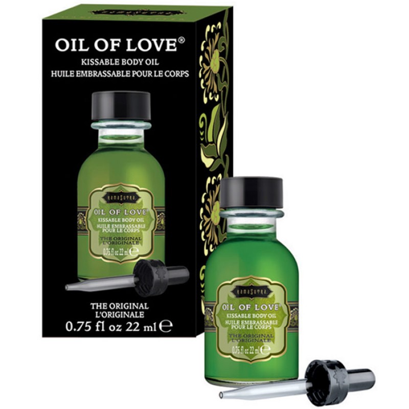 Kamasutra Oil Of Love  Warming Kissable Massage Oil - The Original 0.75 oz (22 ml)